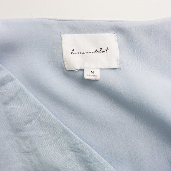 NEW Line & Dot Linsay Tie Front Cut Out Jumpsuit M - Picture 4 of 8